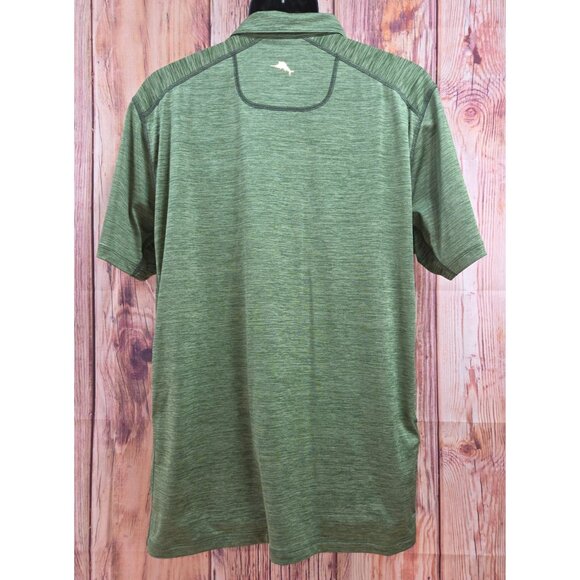 Tommy Bahama IslandZone Green Polo Shirt Large UPF 30 - Picture 2 of 8
